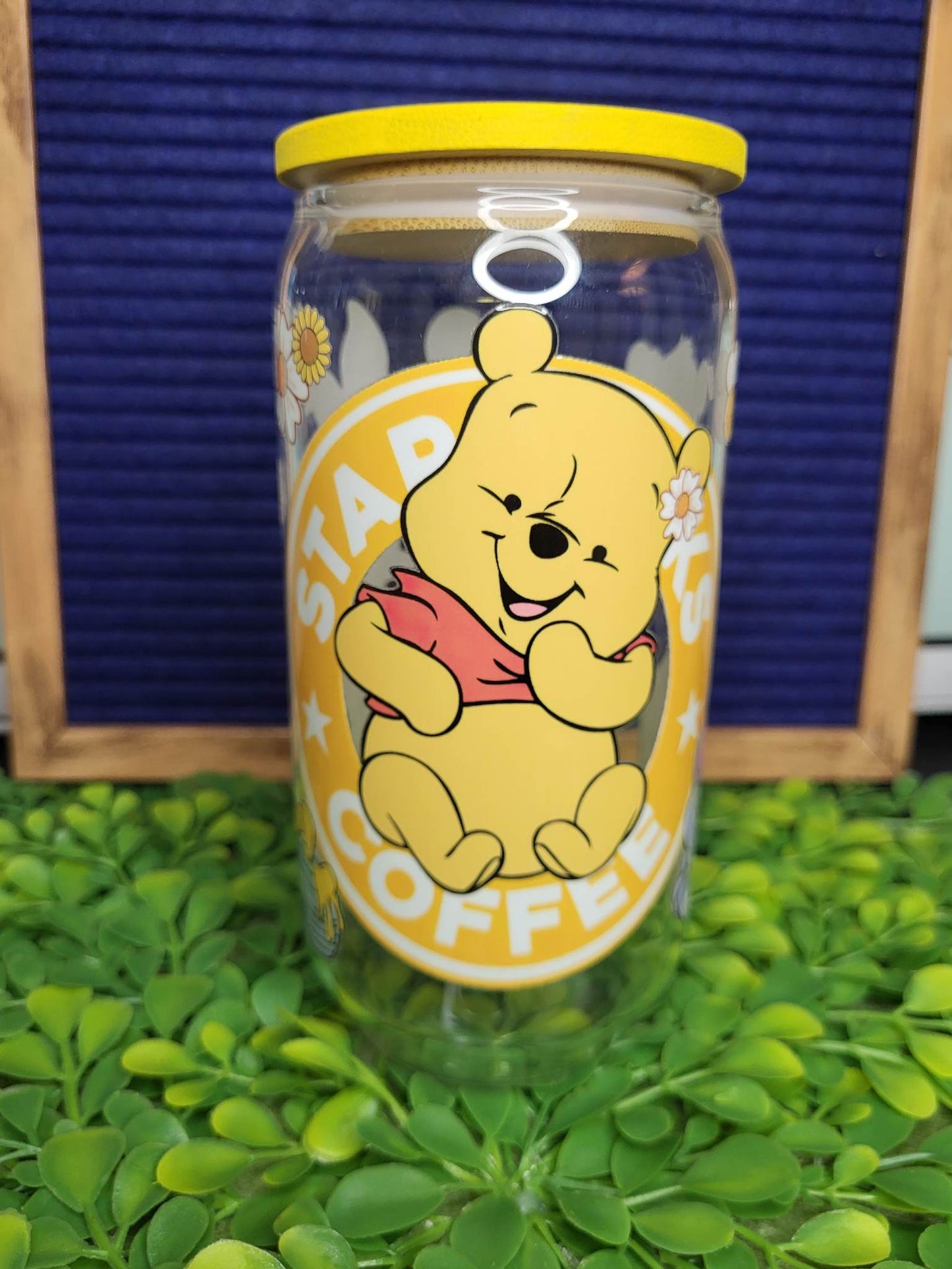 WINNIE POOH CAN GLASS