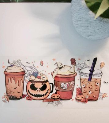 Oogy boogey coffee UV DTF