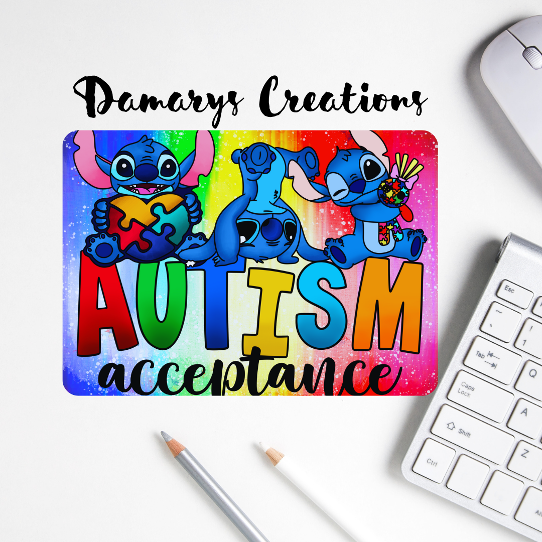AUTISM AND ALIEN Mouse pad