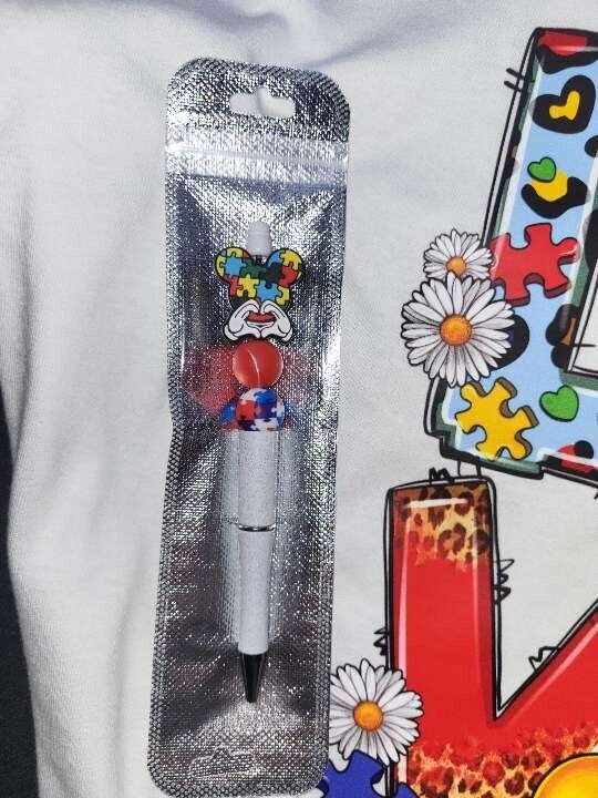 Set autism t shirt SIZE LARGE ,Tumbler , Pen