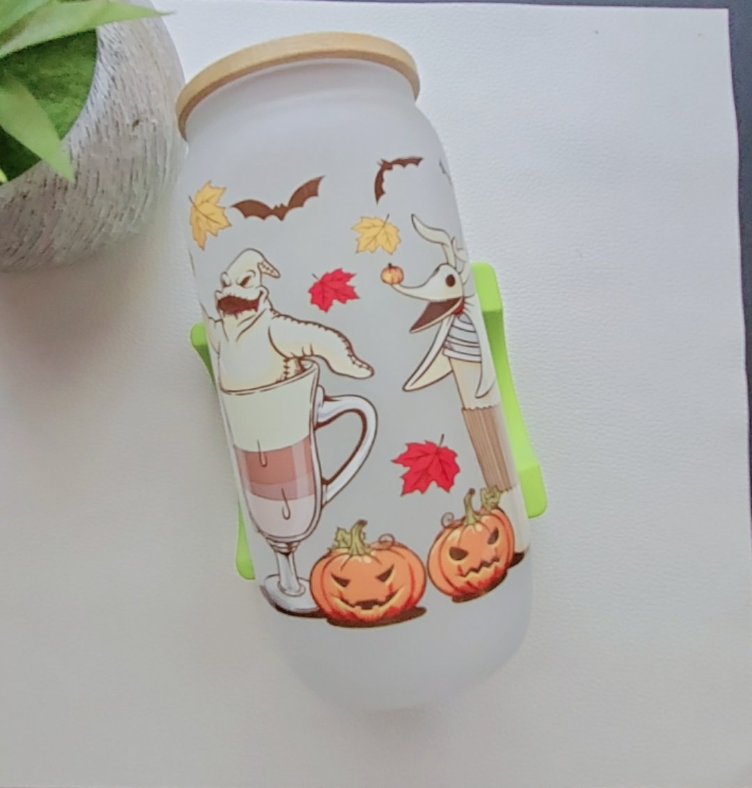 SKELETON FALL CAN GLASS