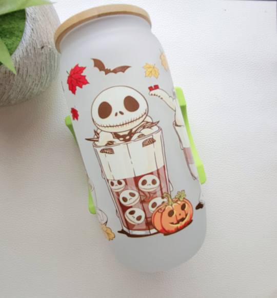 SKELETON FALL CAN GLASS