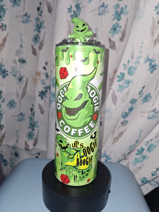 Spooky Green Halloween 20 oz Tumbler 👻💚